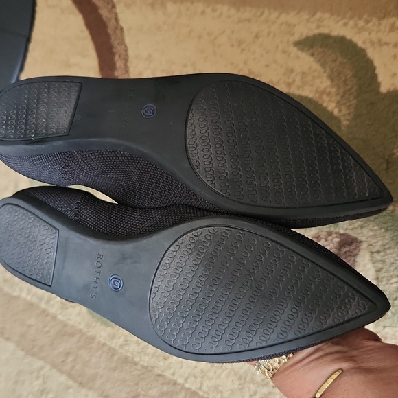 Rothy's Black and Blue Textured Flats - Picture 3 of 4
